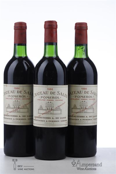 DE SALES 1986 - Mc - 3 Bottles