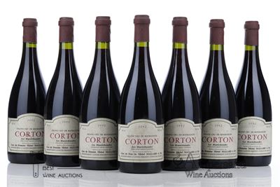 CORTON LES MARECHAUDES 1992 - Michel Mallard - 7 Bottles