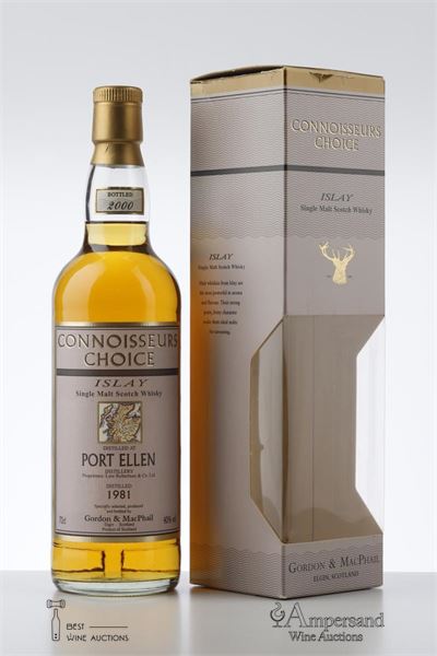 1981 PORT ELLEN - Gordon & MacPhail  - Bottled in 2000 - Connoisseurs Choice - 1 Bottle - Oc 1