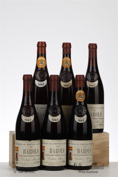 BAROLO 1967 - Mascarello Bartolo - 6 Bottles