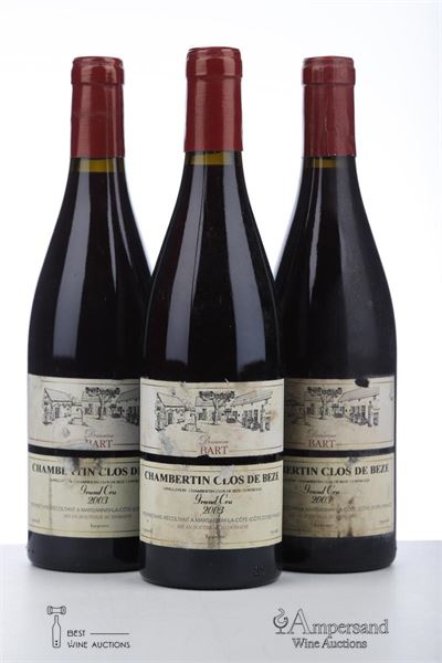 CHAMBERTIN CLOS DE BEZE 2003 - Bart - 3 Bottles