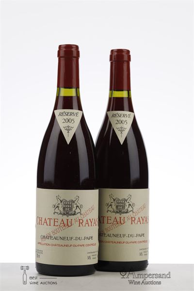 CHATEAUNEUF DU PAPE RAYAS 2005 - Reynaud - 2 Bottles