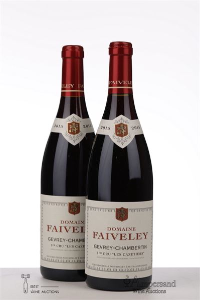 GEVREY CHAMBERTIN LES CAZETIERS 2015 - Faiveley - 2 Bottles
