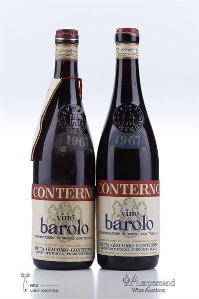 BAROLO 1967 - Giacomo Conterno  - 2 Bottles