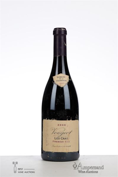 VOUGEOT LES CRAS 2006 - Domaine de la Vougeraie - 1 Bottle