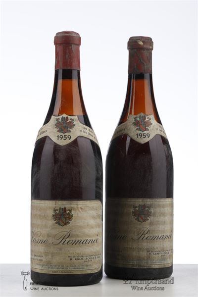 VOSNE ROMANEE 1959 - Joseph Drouhin mise Grafe Lecocq - 2 Bottles