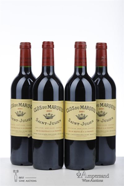 CLOS DU MARQUIS 2001 - Mc - 4 Bottles