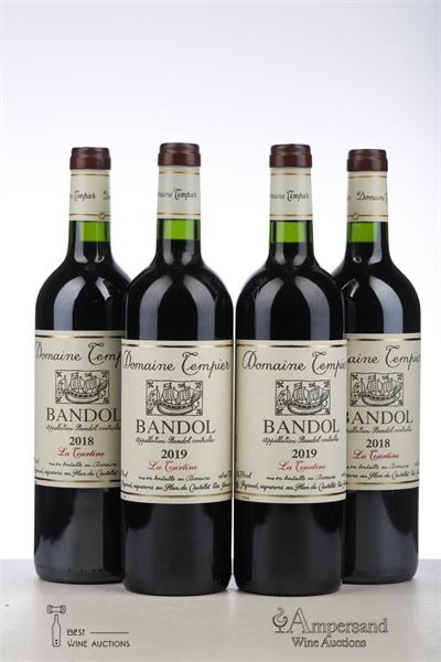 BANDOL CUVEE LA TOURTINE 2*2018 + 2*2019   - Tempier - 4 Bottles