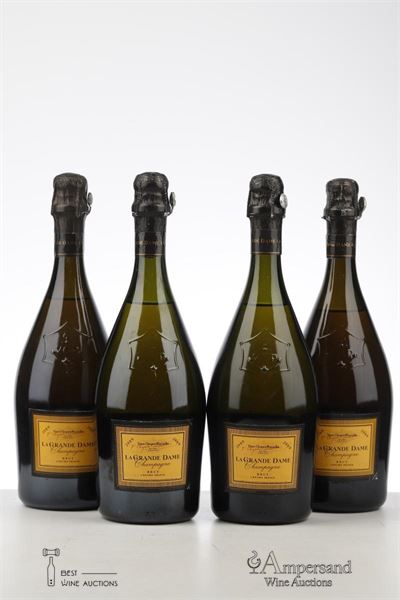 VEUVE CLICQUOT LA GRANDE DAME 1989 - Veuve Clicquot - 4 Bottles