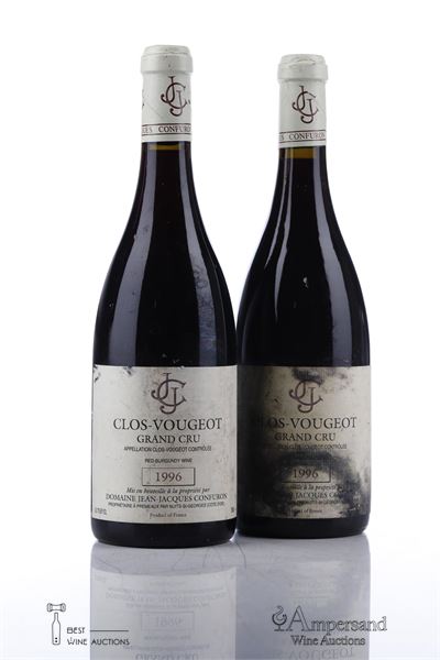 CLOS VOUGEOT 1996 - Jean Jacques Confuron - 2 Bottles