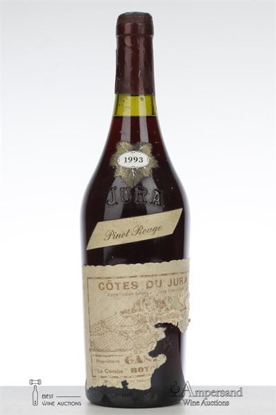 COTES DU JURA SOUS LA ROCHE LA COMBE ROTALIER PINOT ROUGE 1993 - Ganevat - 1 Bottle