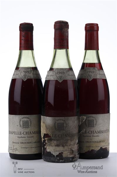 CHAPELLE CHAMBERTIN 1969 - Drouhin Laroze - 3 Bottles