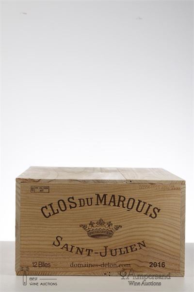 CLOS DU MARQUIS 2016 - Mc - 12 Bottles - Owc 12