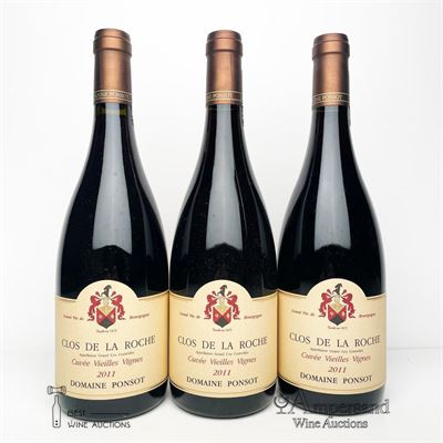 CLOS DE LA ROCHE VIEILLES VIGNES 2011 - Ponsot - 3 Bottles