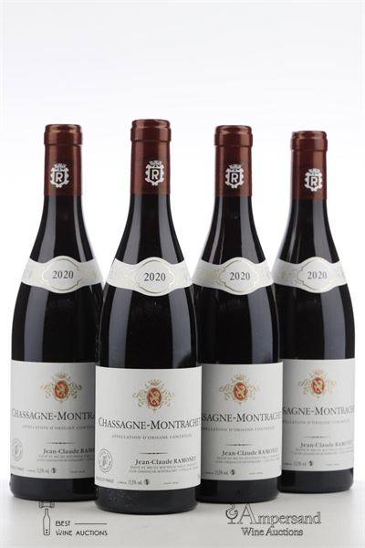 CHASSAGNE MONTRACHET ROUGE 2020 - Ramonet - 4 Bottles