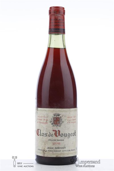 CLOS DE VOUGEOT 1976 - Jean Grivot - 1 Bottle