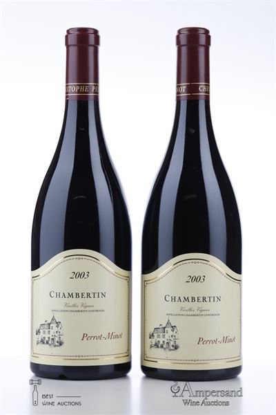 CHAMBERTIN VIEILLES VIGNES 2003 - Perrot Minot - 2 Bottles