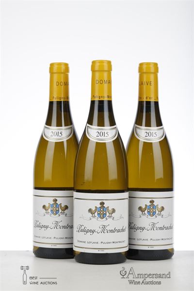 PULIGNY MONTRACHET 2015 - Domaine Leflaive - 3 Bottles