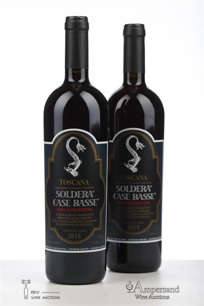 100% SANGIOVESE CASE BASSE 2018 - Soldera - 2 Bottles