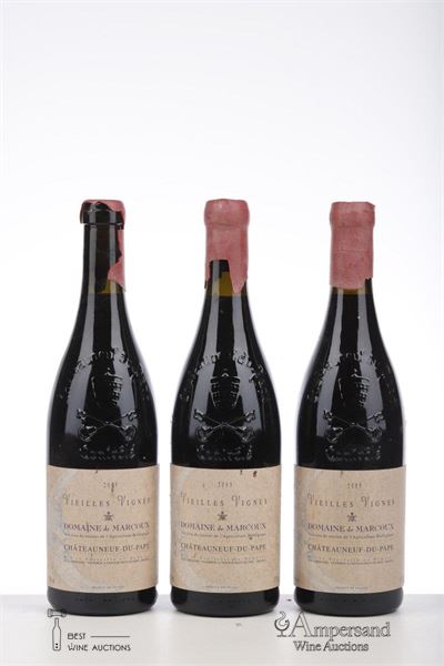 CHATEAUNEUF DU PAPE MARCOUX VIEILLES VIGNES 2005 - Domaine De Marcoux - 3 Bottles