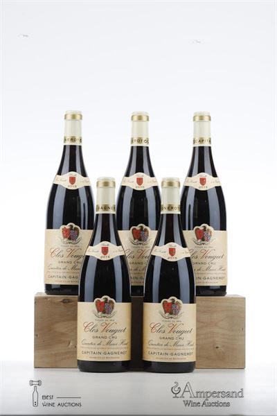 CLOS VOUGEOT QUARTIER DE MAREI HAUT 2015 - Capitain Gagnerot - 5 Bottles