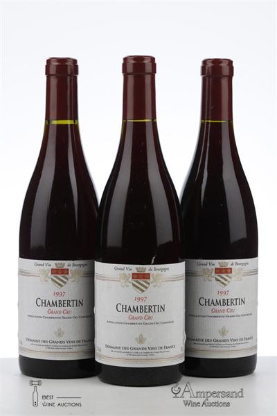 CHAMBERTIN 1997 - Domaine des Grands Vins de France - 3 Bottles