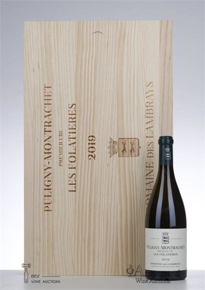 PULIGNY MONTRACHET LES FOLATIERES 2019 - Domaine des Lambrays - 6 Bottles - Owc 6