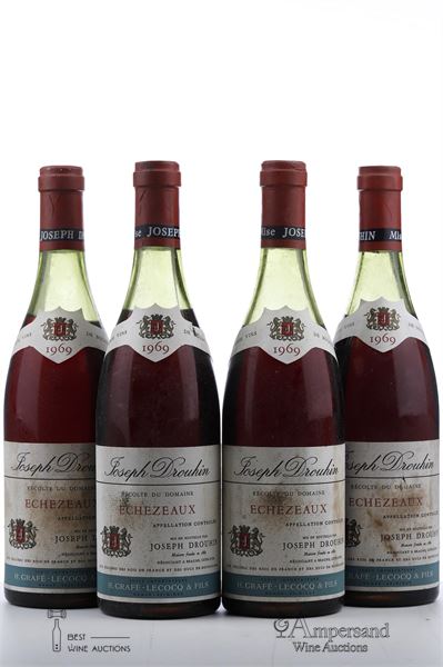 ECHEZEAUX 1969 - Joseph Drouhin - 4 Bottles