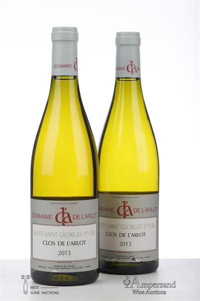 NUITS ST GEORGES BLANC CLOS DE L'ARLOT 2013 - Domaine de L'Arlot - 2 Bottles