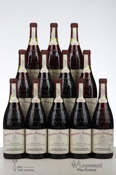CHATEAUNEUF DU PAPE BEAUCASTEL 1990 - Beaucastel - 12 Bottles - Owc 12
