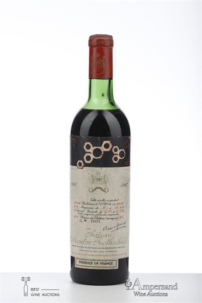 MOUTON ROTHSCHILD 1967 - Mc - 1 Bottle