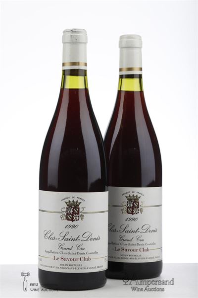 CLOS ST DENIS 1990 - Savour Club - 2 Bottles