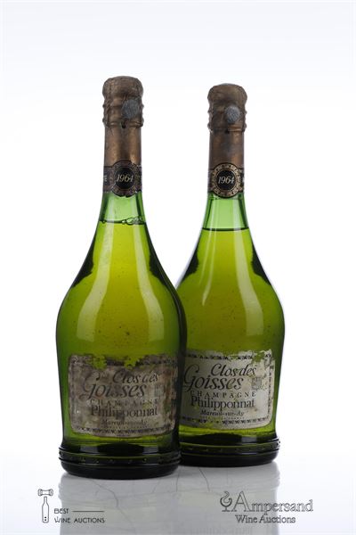 PHILIPPONNAT CLOS DES GOISSES 1964 - Philipponnat - 2 Bottles