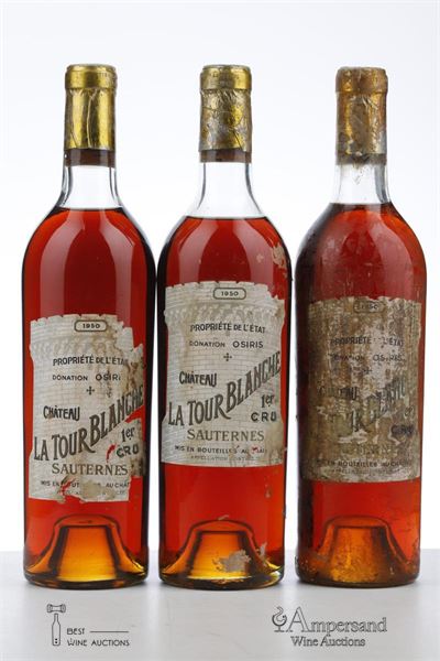 LA TOUR BLANCHE 1950 - Mc - 3 Bottles