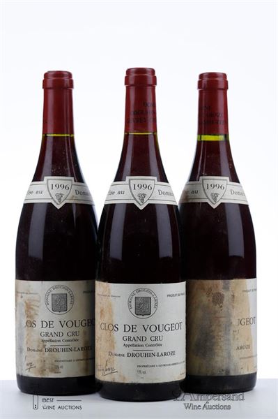 CLOS VOUGEOT 1996 - Drouhin Laroze - 3 Bottles