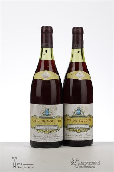 CLOS DE VOUGEOT 1978 - Clos Frantin - 2 Bottles