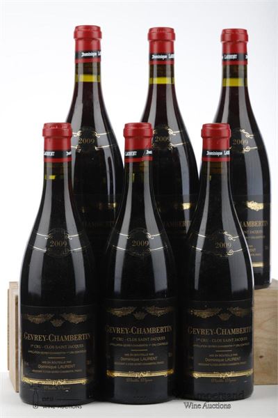 GEVREY CHAMBERTIN CLOS ST JACQUES 2009 - Dominique Laurent - 6 Bottles