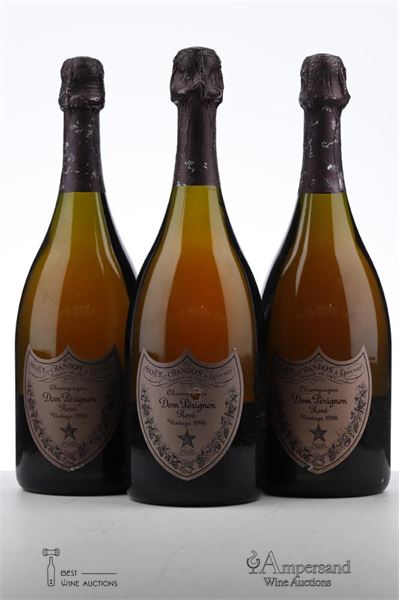 DOM PERIGNON ROSE 1996 - Moet et Chandon - 3 Bottles