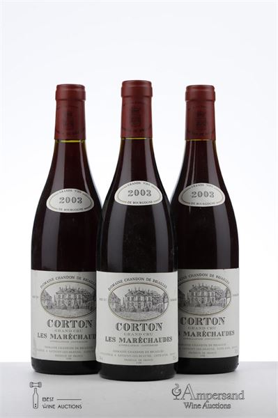 CORTON LES MARECHAUDES 2003 - Chandon de Briailles - 3 Bottles