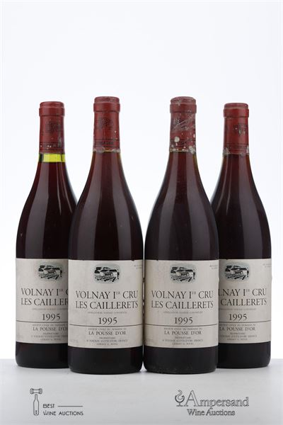 VOLNAY CAILLERETS 1995 - La Pousse d'Or - 4 Bottles