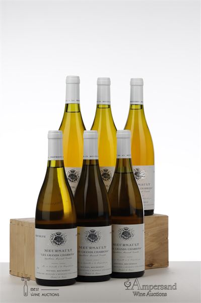 MEURSAULT LES GRANDS CHARRONS 1991 - Michel Bouzereau - 6 Bottles