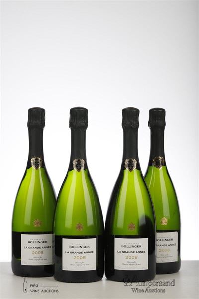 BOLLINGER LA GRANDE ANNEE 2008 - Bollinger - 4 Bottles - Oc 6
