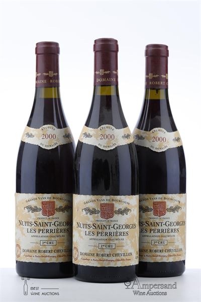 NUITS ST GEORGES LES PERRIERES 2000 - Robert Chevillon - 3 Bottles