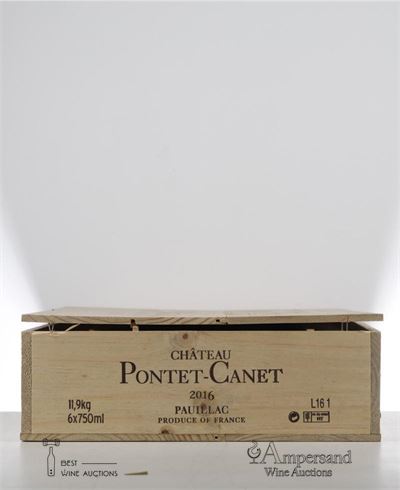 PONTET CANET 2016 - Mc - 6 Bottles - Owc 6