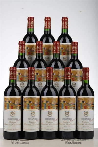 MOUTON ROTHSCHILD 1991 - Mc - 12 Bottles - Owc 12