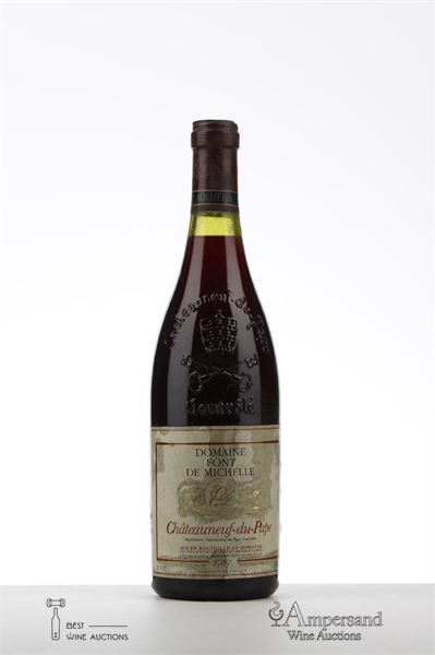 CHATEAUNEUF DU PAPE FONT DE LA MICHELLE 1989 - Font de la Michelle - 1 Bottle