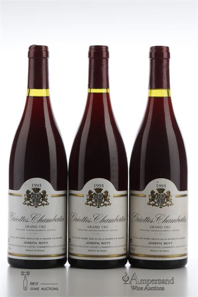 GRIOTTES CHAMBERTIN 1993 - Joseph Roty - 3 Bottles