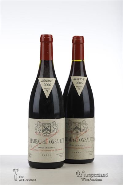 CHATEAU DE FONSALETTE SYRAH 2006 - Reynaud - 2 Bottles