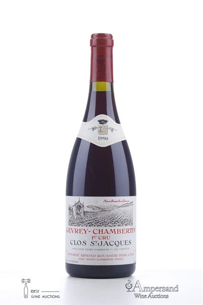 GEVREY CHAMBERTIN CLOS ST JACQUES 1990 - Armand Rousseau - 1 Bottle