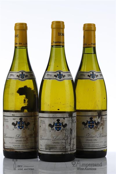 BIENVENUES BATARD MONTRACHET 1996 - Leflaive - 3 Bottles